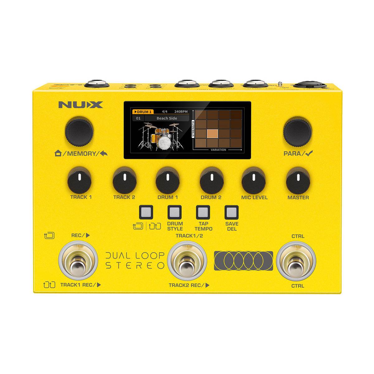 NU-X Monarch Dual Loop Stereo Guitar Effects Pedal