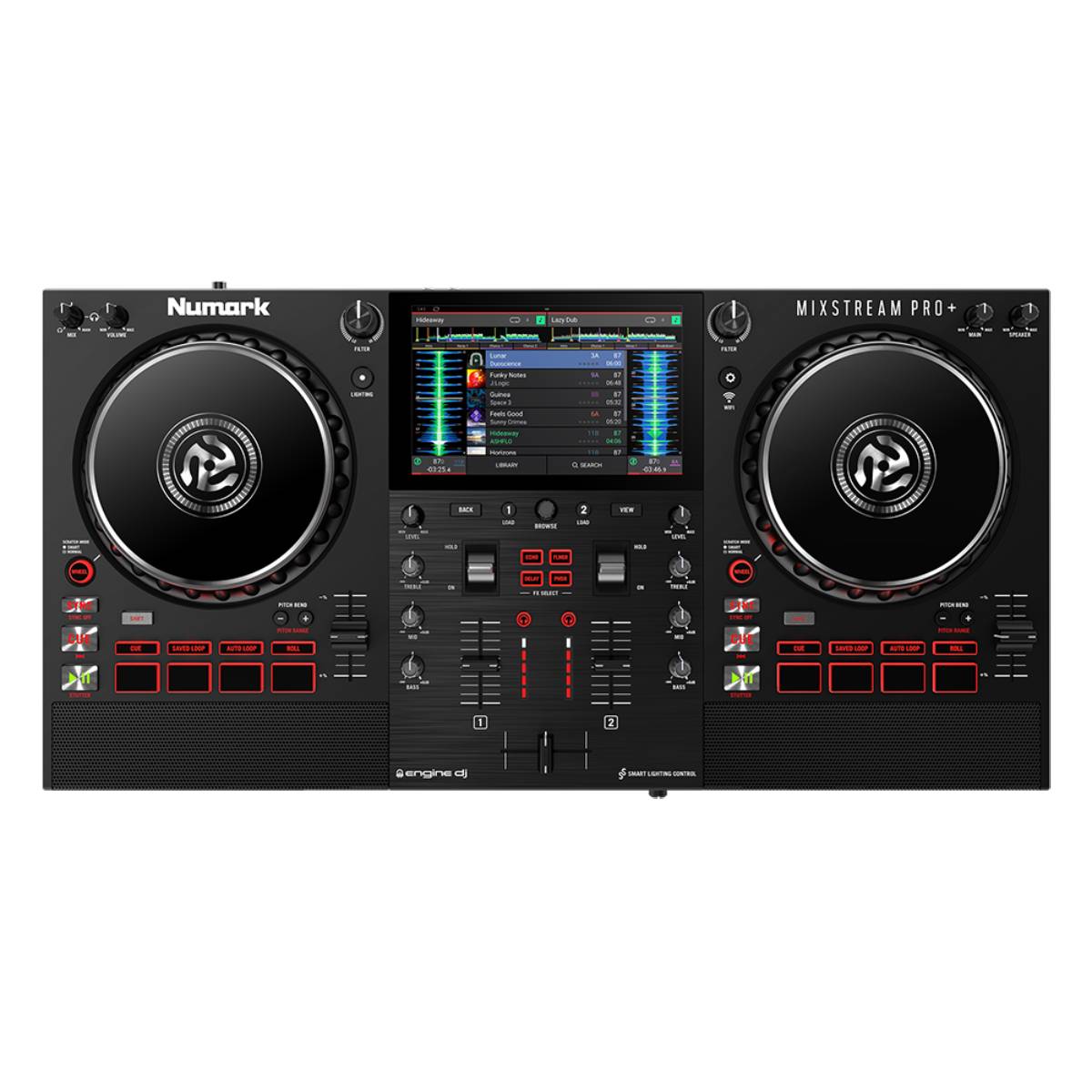 Numark Mixstream Pro + Plus Standalone DJ Controller w/ WiFi Music Streaming