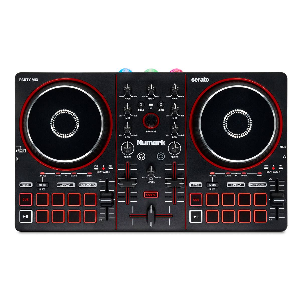 Numark Party Mix III DJ Controller w/ Built-In Light Show