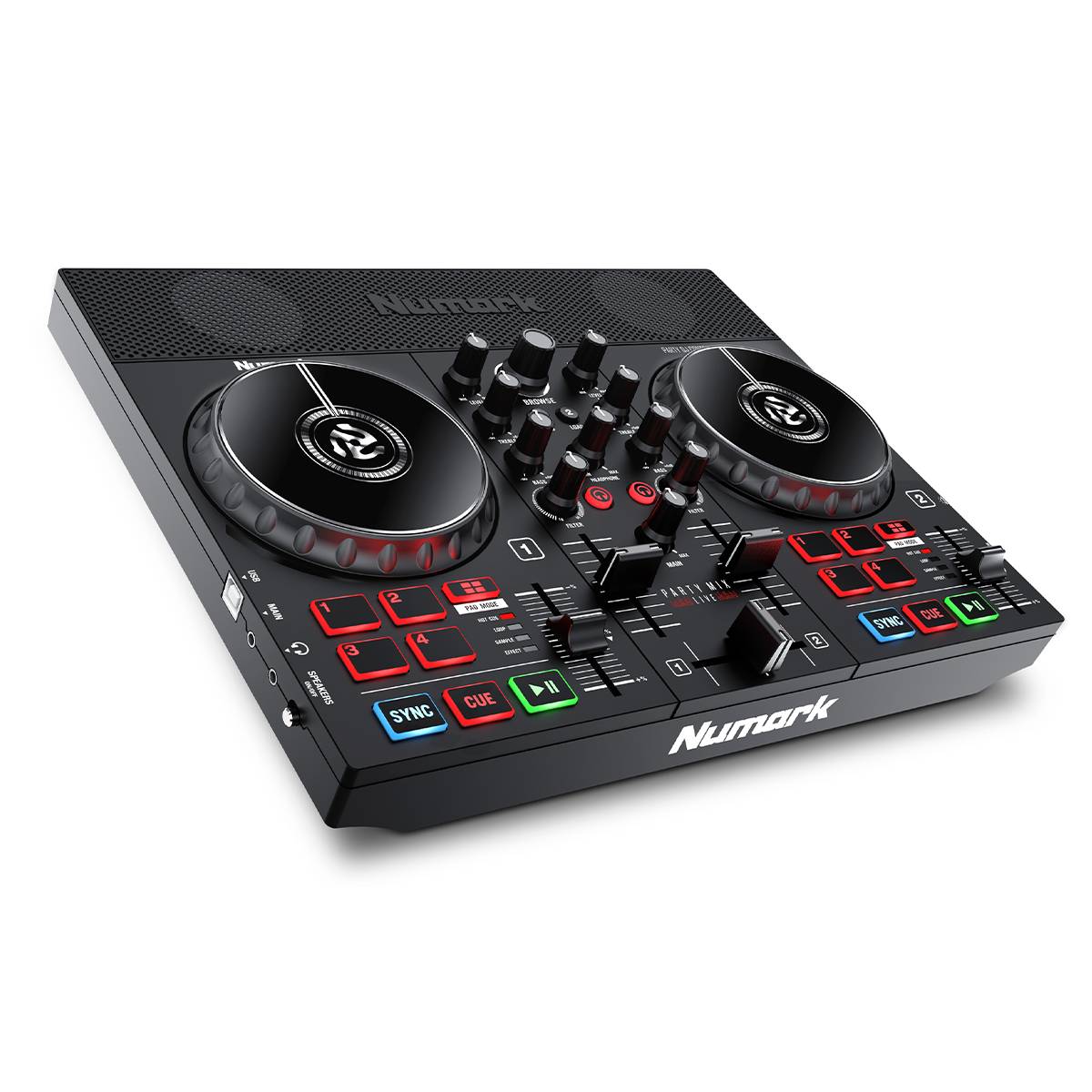 Numark Party Mix Live DJ System w/ Lights + Speaker