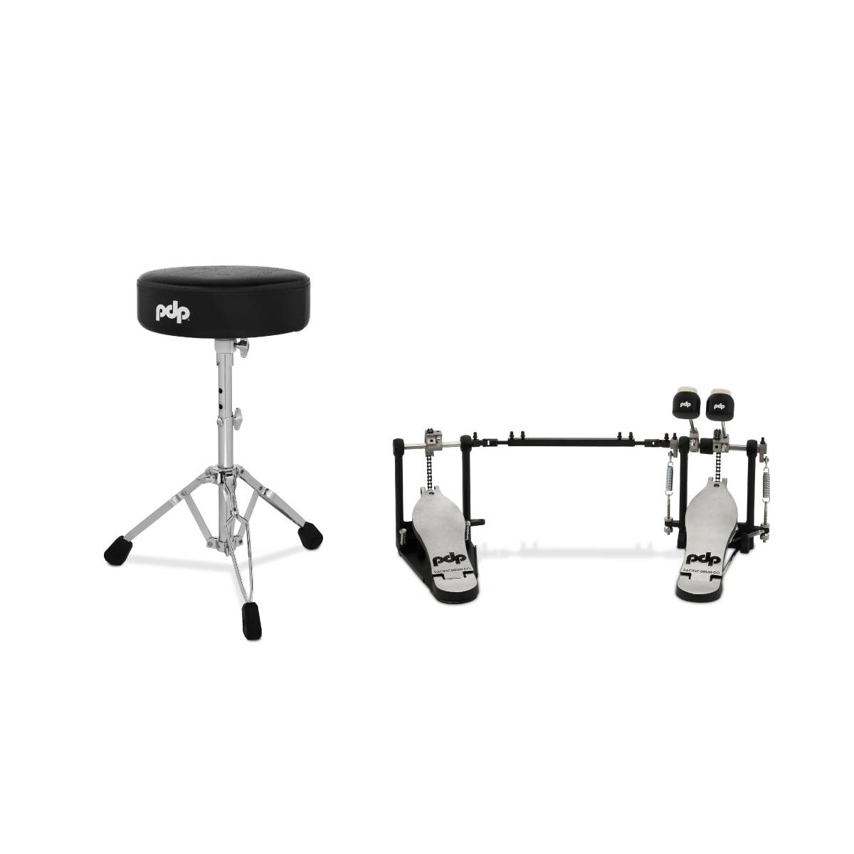 PDP Drums 700 Series Hardware Pack 2-Piece - Double Pedal &amp; Stool