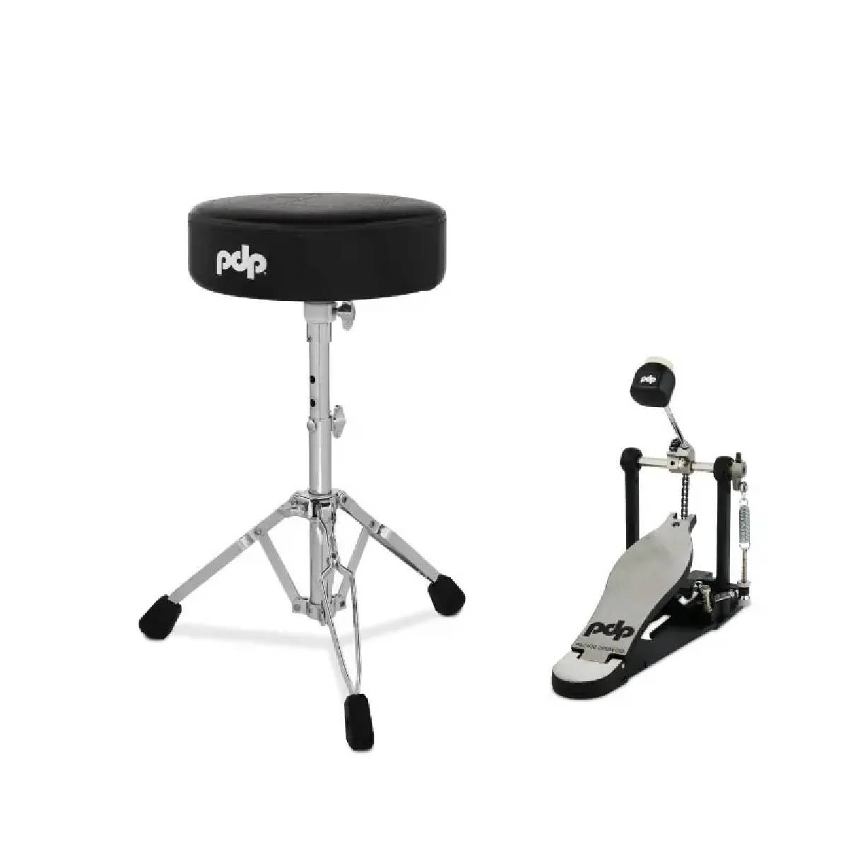 PDP Drums 700 Series Hardware Pack 2-Piece - Single Pedal &amp; Stool
