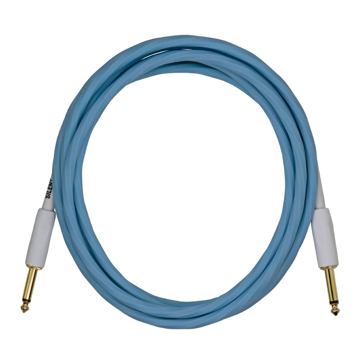 Pig Hog Hex Series Silent Guitar Cable 3m (10ft) Instrument Lead - Daphne Blue - PHSH10DB