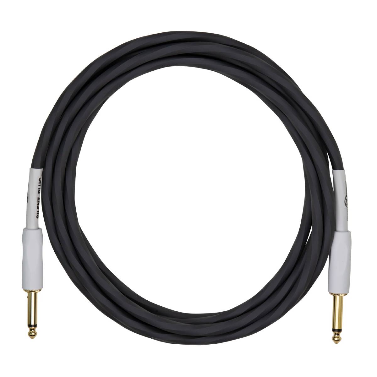 Pig Hog Hex Series Silent Guitar Cable 5.5m (18.6ft) Instrument Lead - Grey - PHSH186GR