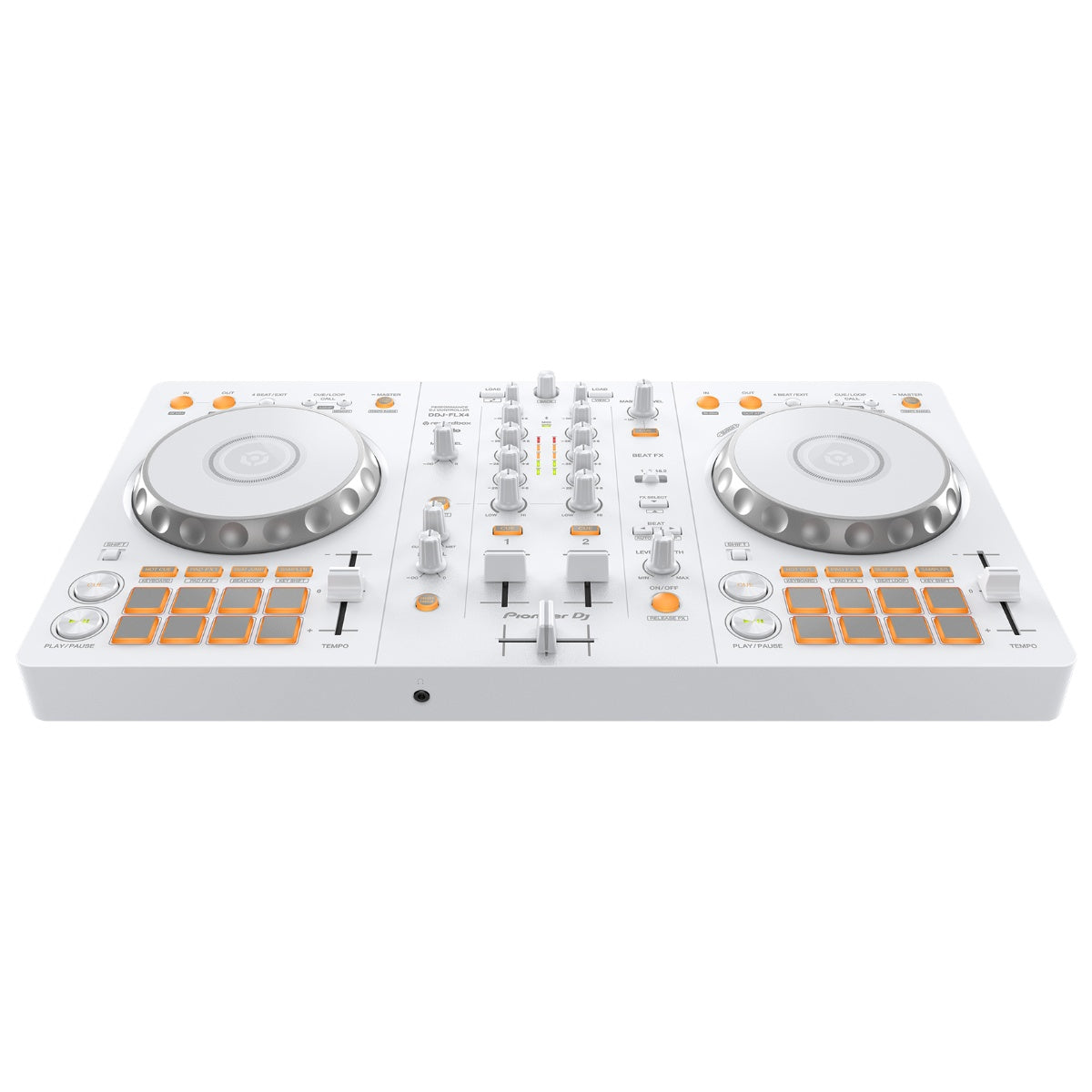 Pioneer DDJ-FLX4-W DJ Controller 2-Channel for Rekordbox &amp; Serato DJ Pro DDJFLX4 - White