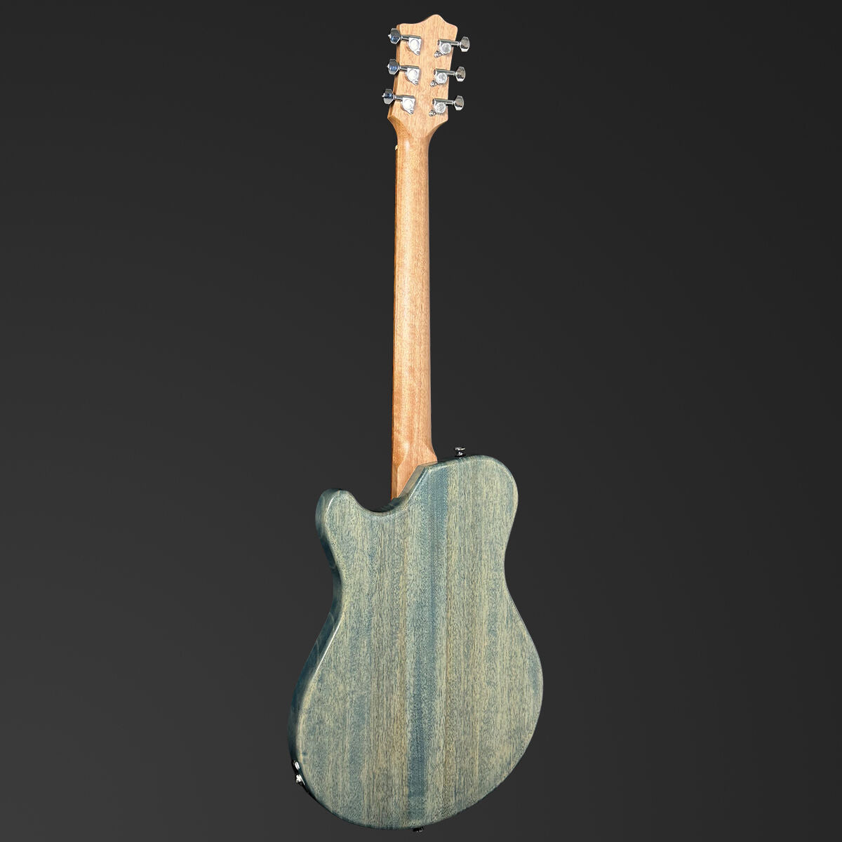 Pratley DVR Single Cutaway Electric Guitar Solid QLD Blue Fig Body Denim Blue