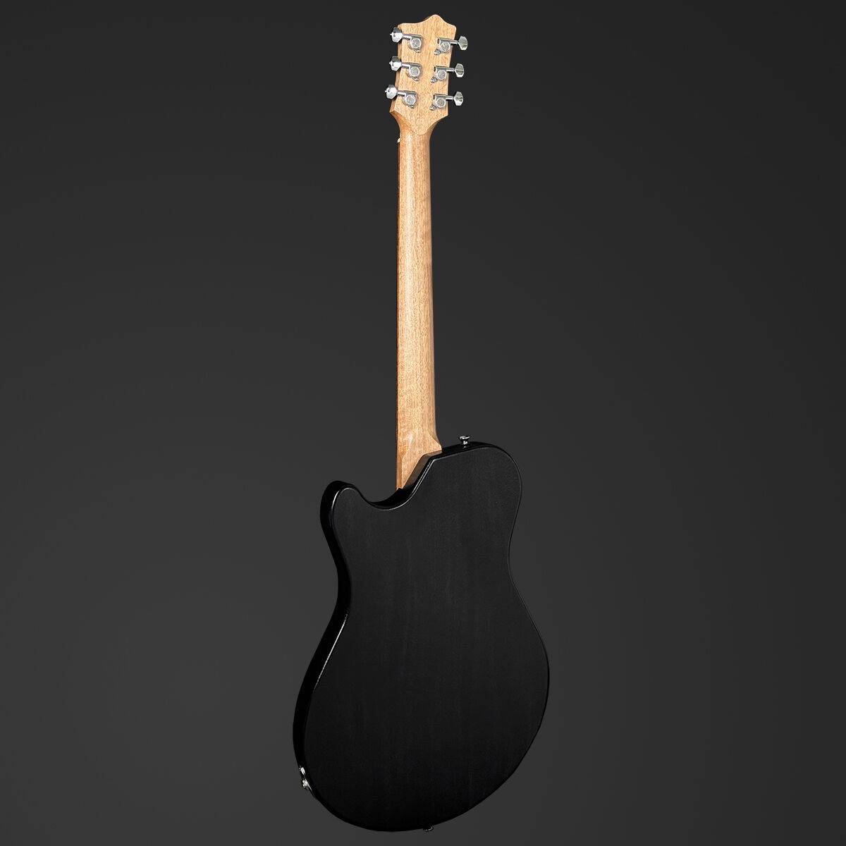 Pratley DVR Single Cutaway Electric Guitar Solid QLD Blue Fig Body Natural Black