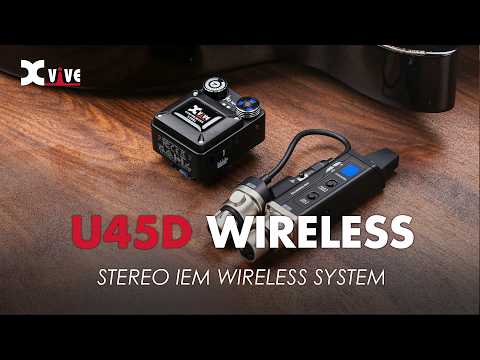XVIVE U45D In-Ear Stereo Monitor Wireless System 5.8Ghz