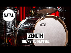 Natal Zenith Drum Kit Silver Frost (22 Bass, 12 Tom, 16 Floor) Shell Pack Only