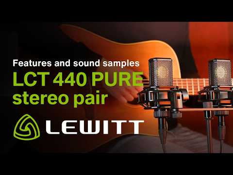 Lewitt Audio LCT 440 Pure Stereo Pair Microphones Large Diaphragm Condenser Mics