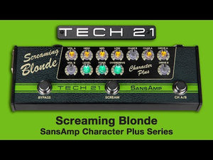 Tech 21 CPSSB SansAmp Character Plus Series Screaming Blonde Effects Pedal