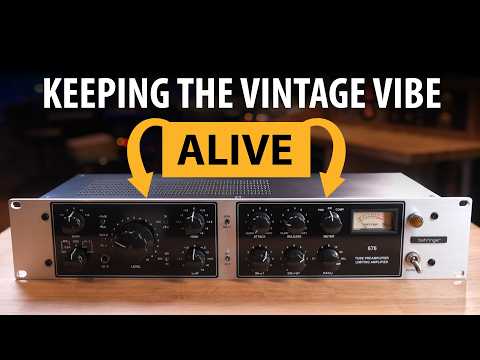 Behringer 676 Classic Vacuum Tube Preamplifier & FET-Style Compressor