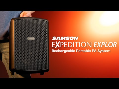 Samson Expedition EXPOLR Portable PA System 200w 8inch w/ Bluetooth & Recharegable Battery