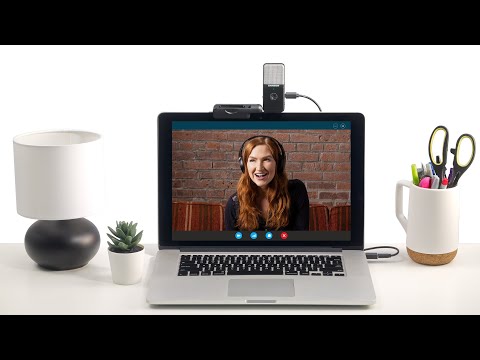 Samson Go Mic Video Portable USB Microphone w/ HD Webcam