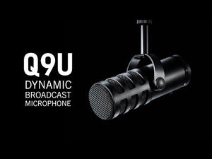 Samson Q9U XLR / USB Dynamic Broadcast Microphone