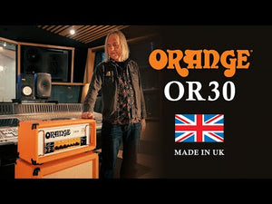 Orange OR30 Single Channel Guitar Amplifier 30w Head Amp Black - Made in UK