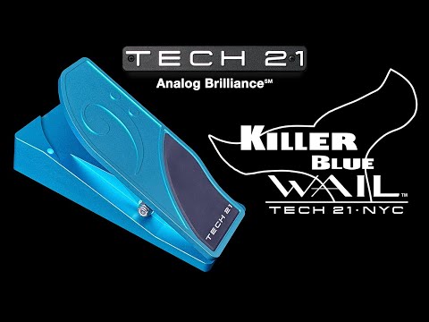 Tech 21 Blue Wail Bass Wah Effects Pedal