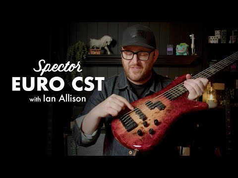 Spector Euro 5 CST Bass Guitar 5-String Natural Red Burst Gloss w/ EMGs - EURO5CSTRED