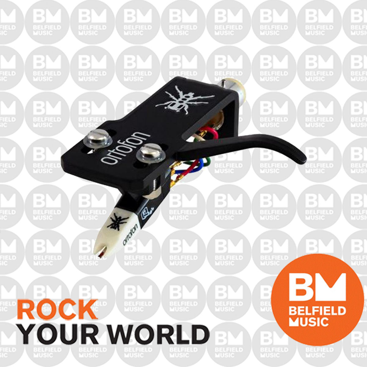 Ortofon OM Q-Bert + ヘッドシェル+ 替え針３ヶ OM Qbert Premounted – Ortofon