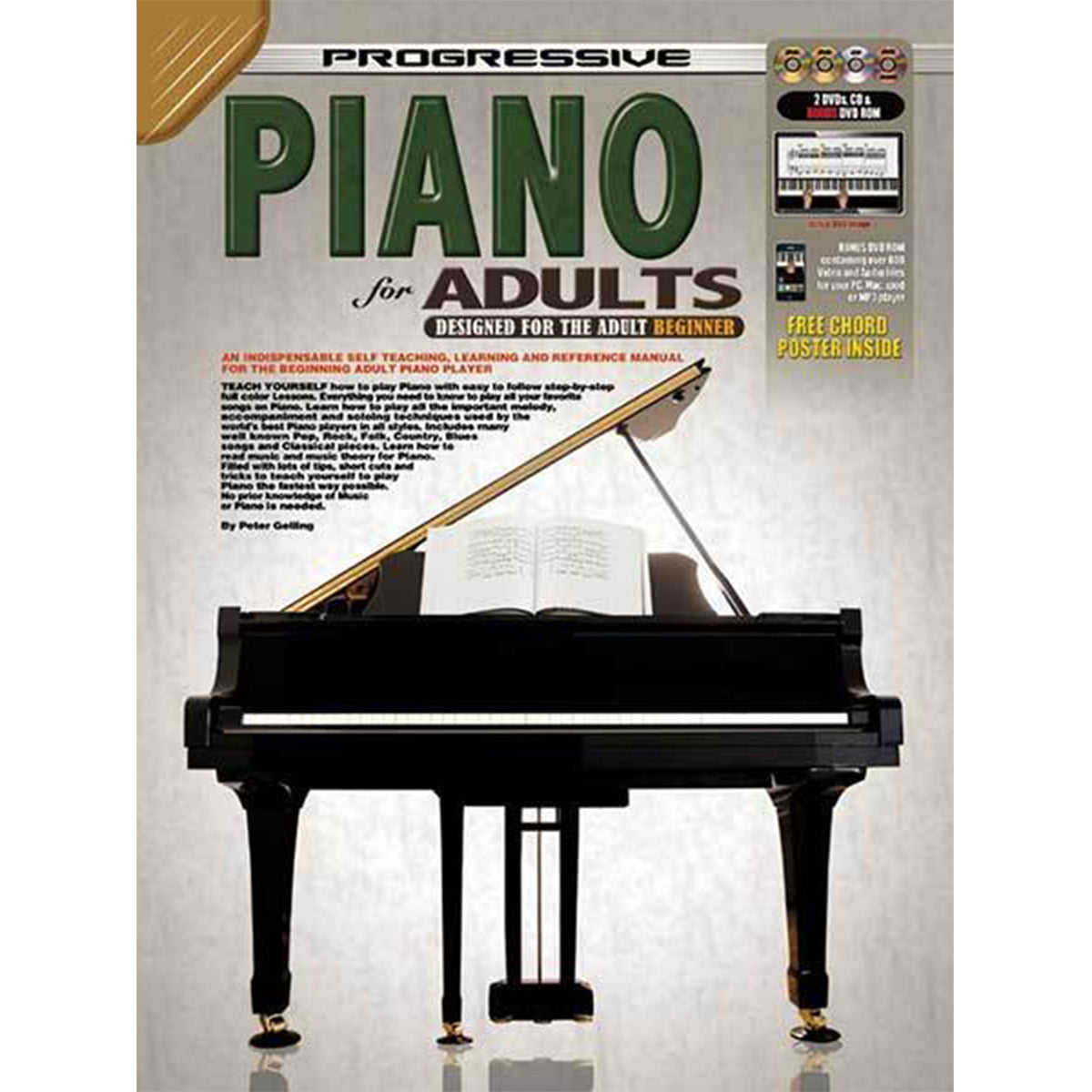 Progressive Books 11809 Piano For Adults KPPPAX