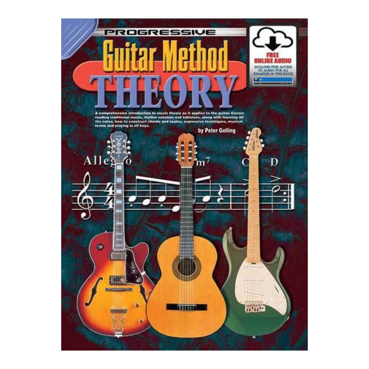 Progressive Books 69075 Guitar Method Theory w/ Online Media & Audio