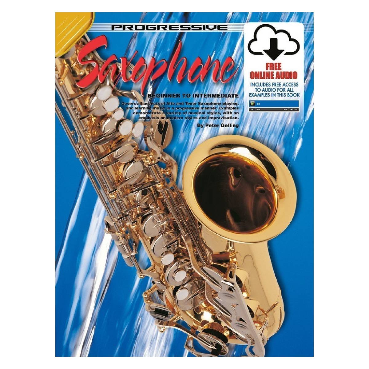 Progressive Books 69222 Saxophone Book w/ Online Media &amp; Audio