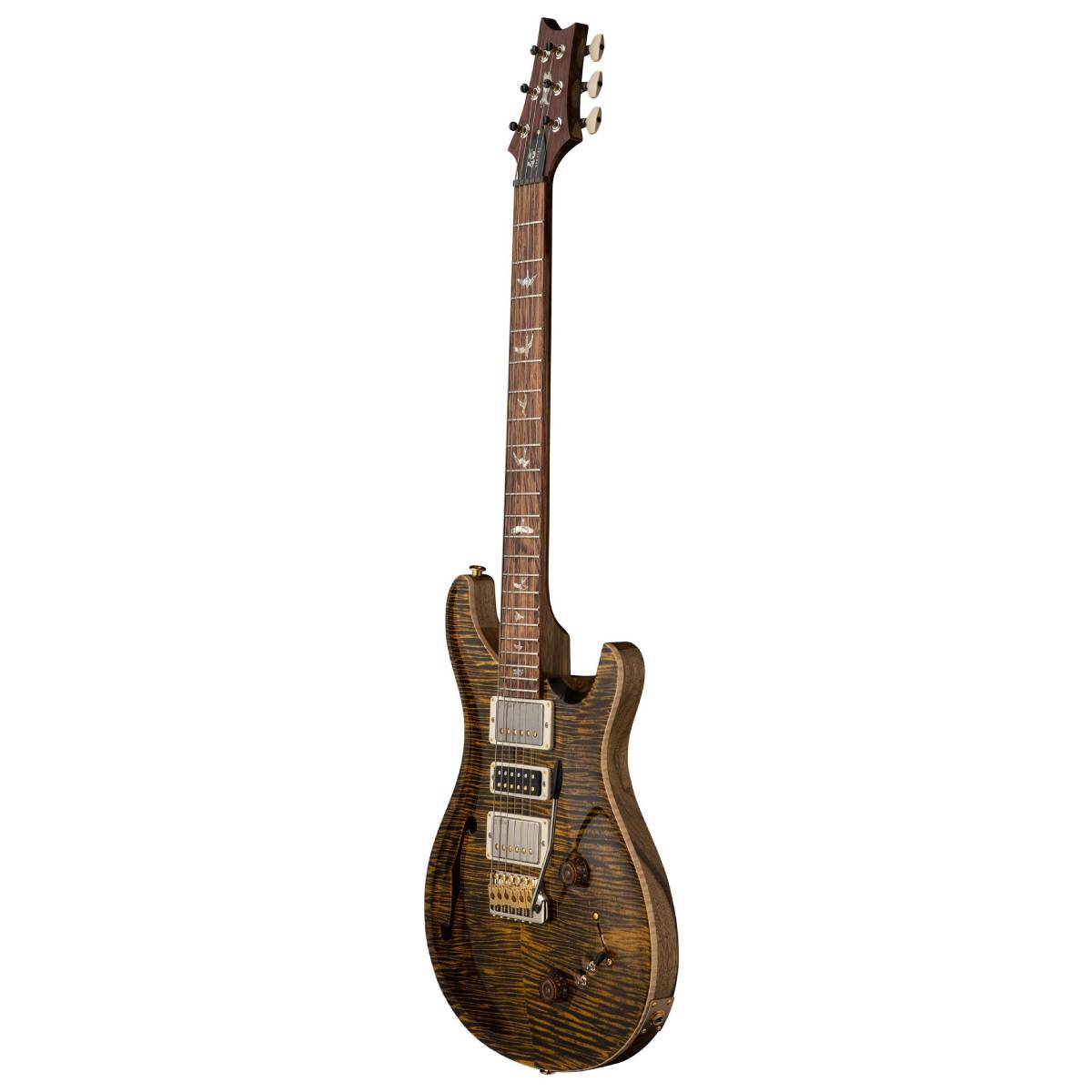 PRS Paul Reed Smith 40th Anniversary Special Semi Hollow Limited Edition Electric Guitar Yellow Tiger