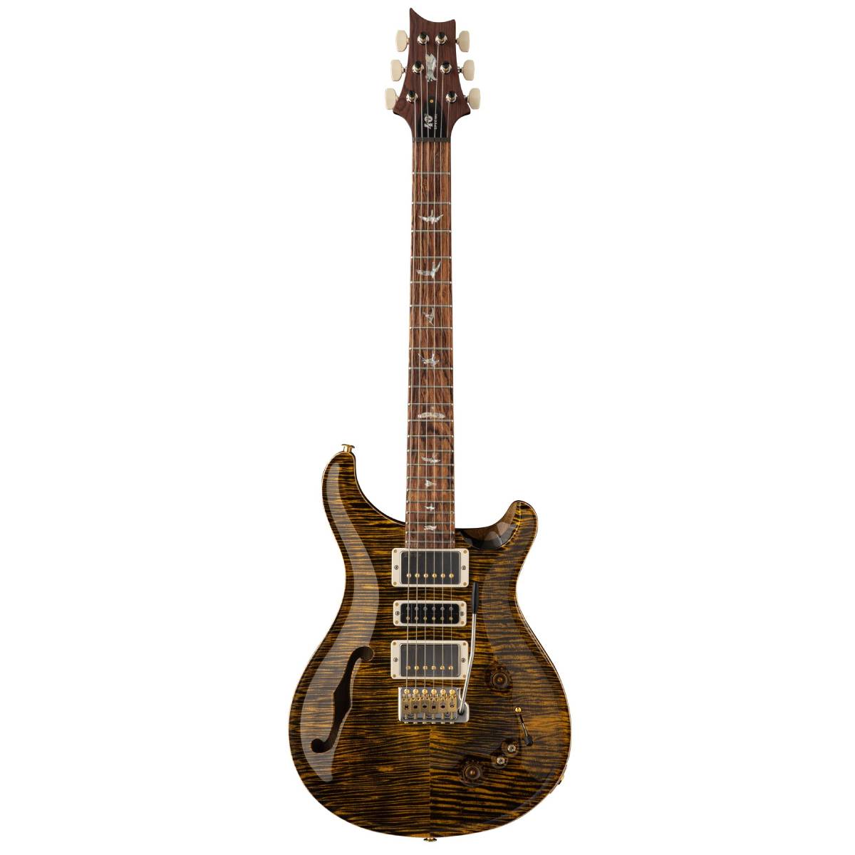 PRS Paul Reed Smith 40th Anniversary Special Semi Hollow Limited Edition Electric Guitar Yellow Tiger