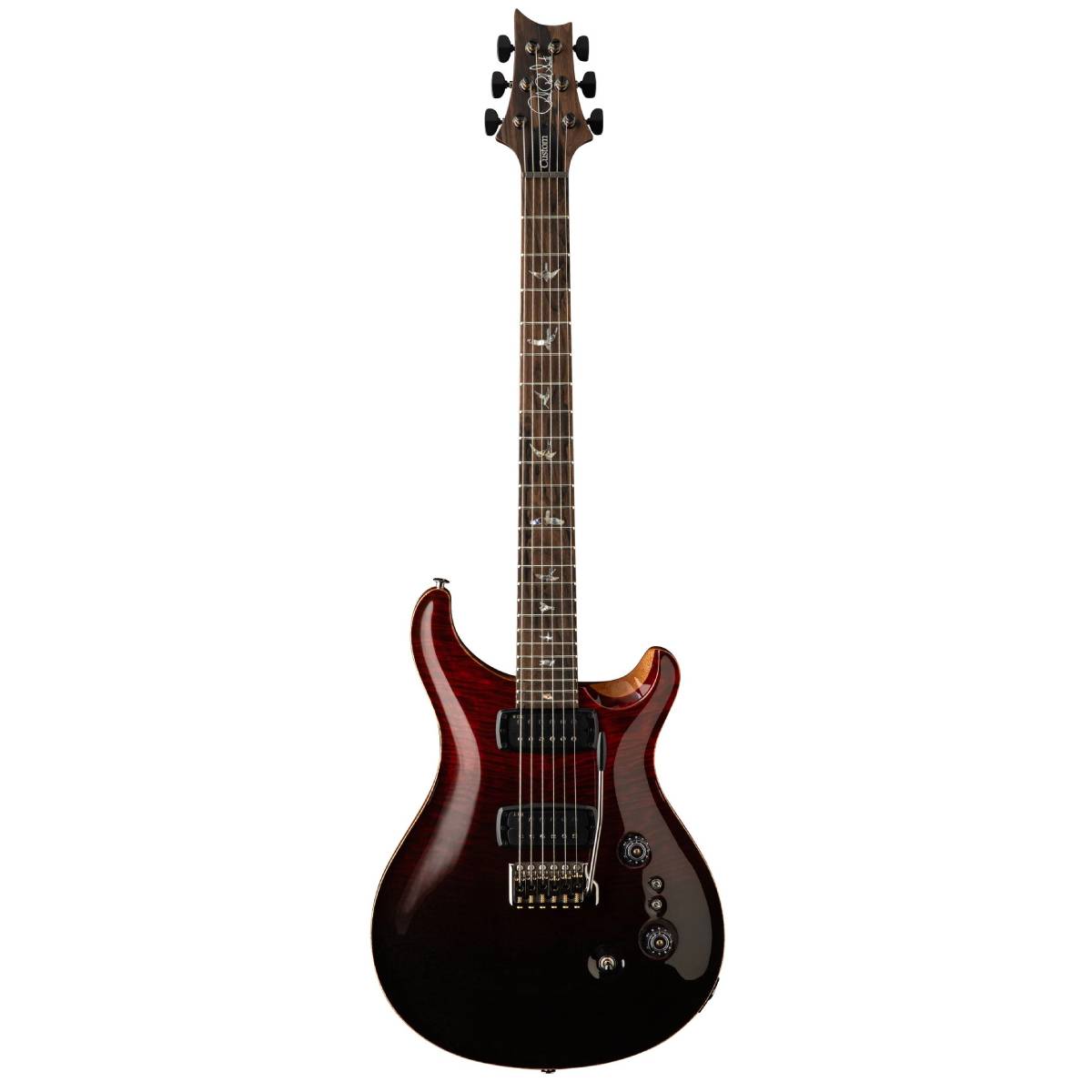 PRS Paul Reed Smith Custom 24-08 Mango Top Limited Edition Electric Guitar Fire Red Grey Black Fade