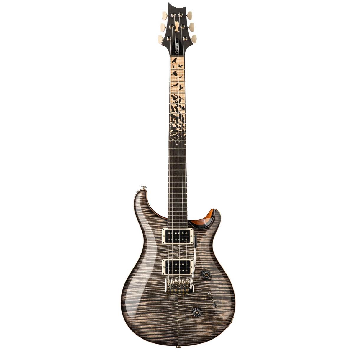 PRS Paul Reed Smith Custom 24 "Birds Of A Feather" Limited Edition Electric Guitar Charcoal Microburst