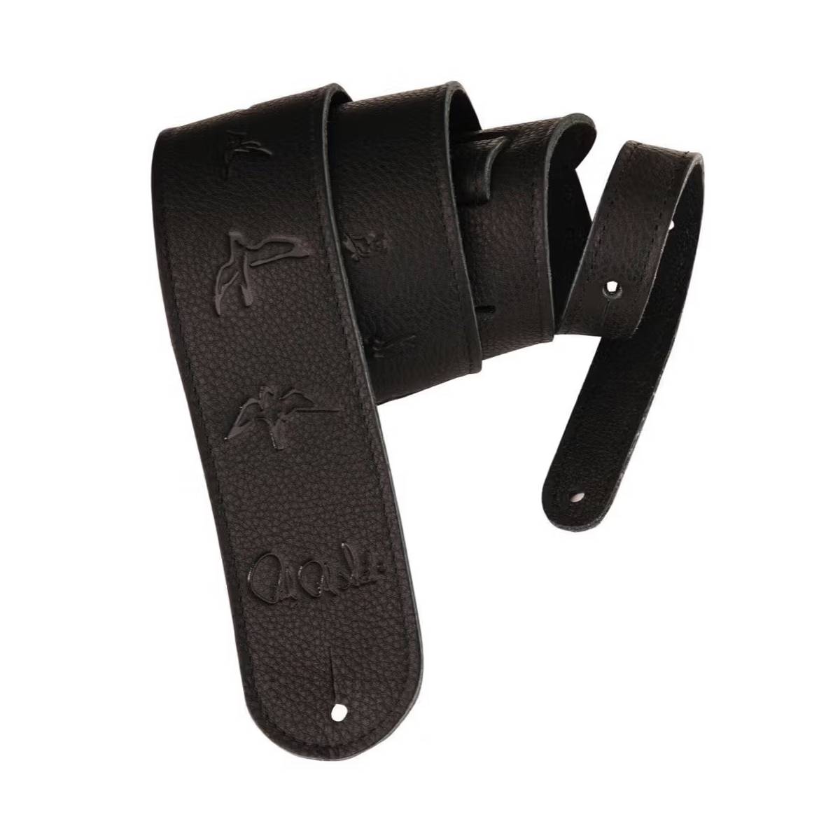 PRS Paul Reed Smith Guitar Strap Birds Black Leather