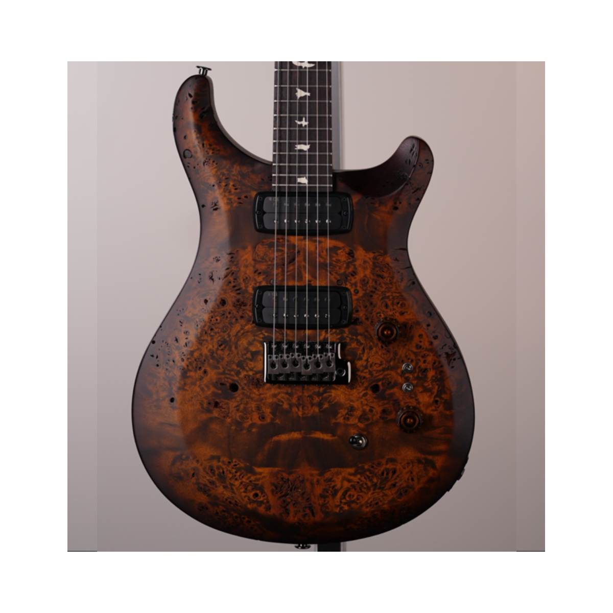 PRS Paul Reed Smith S2 Custom 24-08 Poplar Burl Electric Guitar Black Gold Burst - Wood Library Select Limited Edition