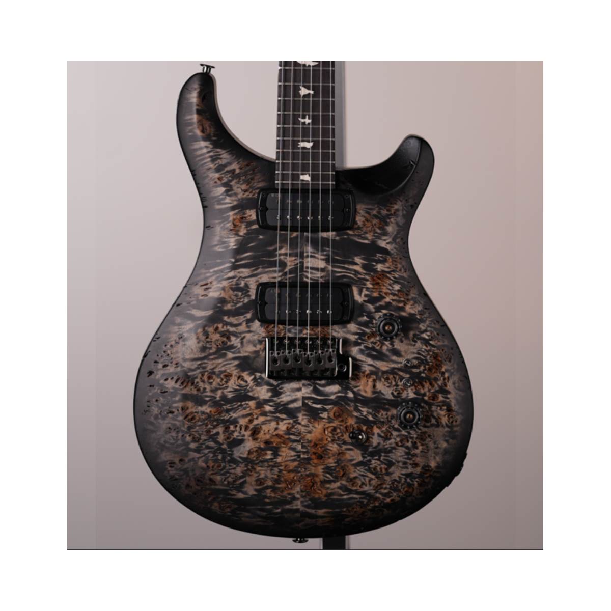 PRS Paul Reed Smith S2 Custom 24-08 Poplar Burl Electric Guitar Charcoal Burst - Wood Library Select Limited Edition