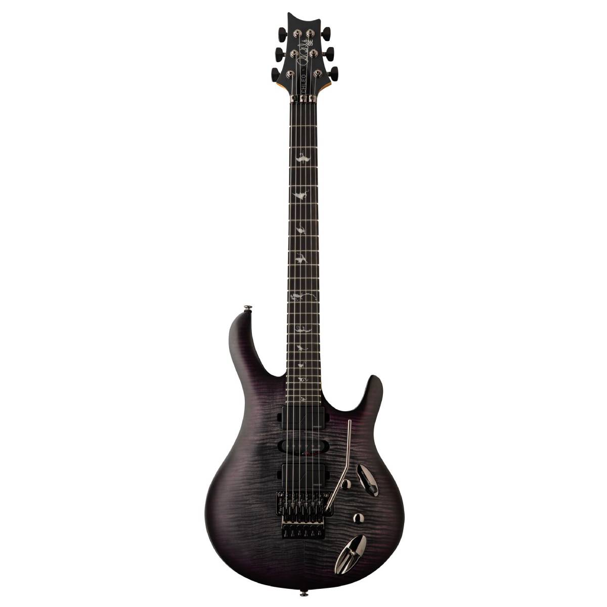 PRS Paul Reed Smith SE Chleo Herman Li Signature Electric Guitar Charcoal Purple Burst