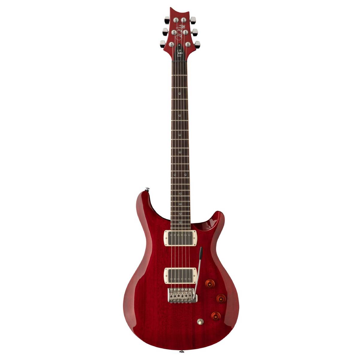 PRS Paul Reed Smith SE DGT Standard Electric Guitar Vintage Cherry w/ Moons
