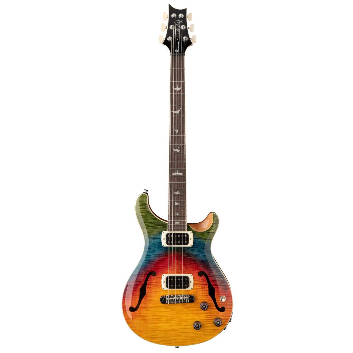 PRS Paul Reed Smith SE Ed Sheeran Hollowbody I Baritone Piezo Electric Guitar Kaleidoscope