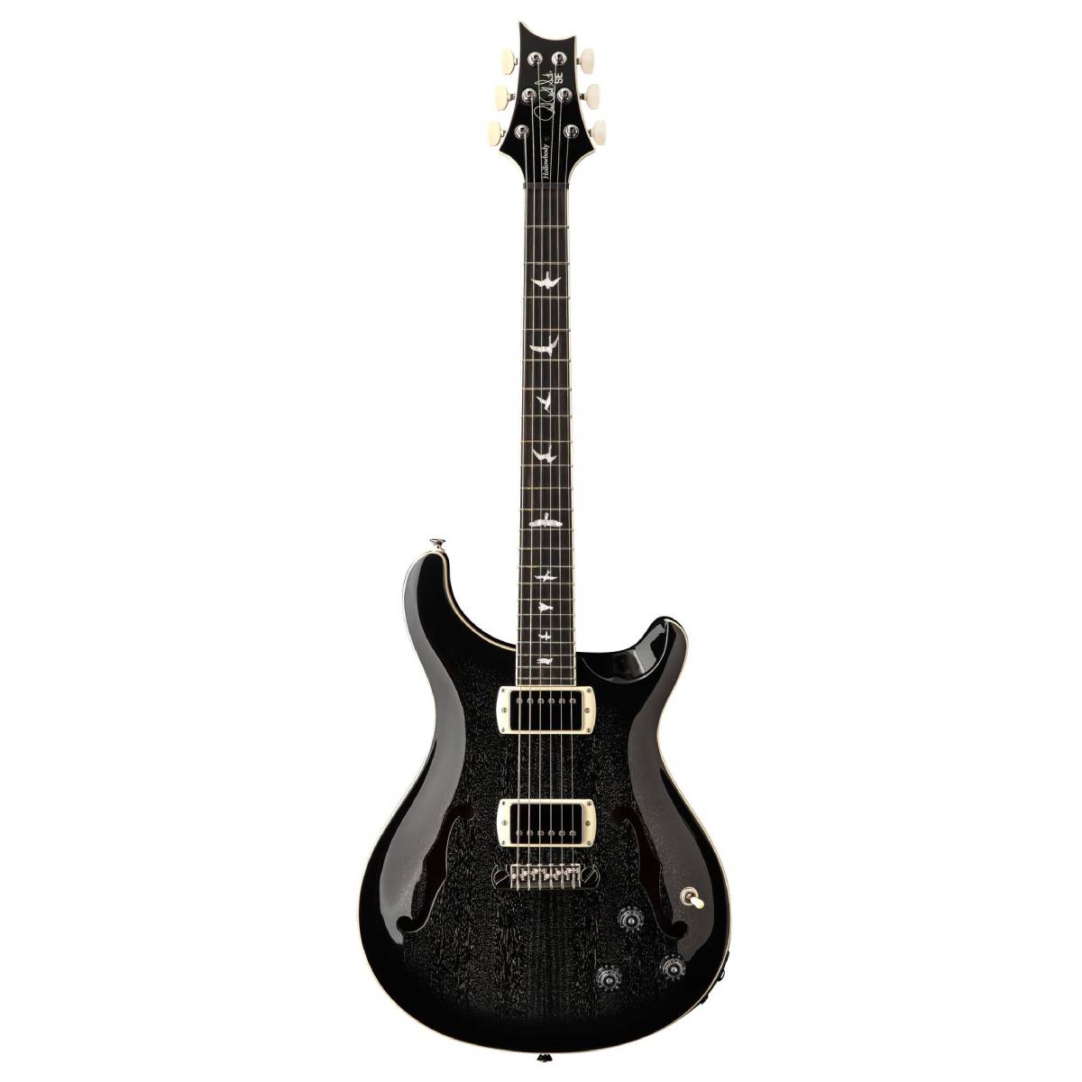 PRS Paul Reed Smith SE Hollowbody Standard Piezo Electric Guitar Dog Hair Smokeburst