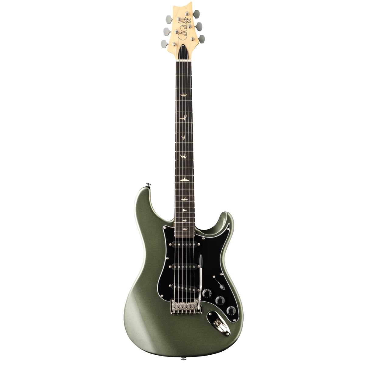 PRS Paul Reed Smith SE John Mayer Silver Sky Defender Electric Guitar Woolstone Green - Limited Edition