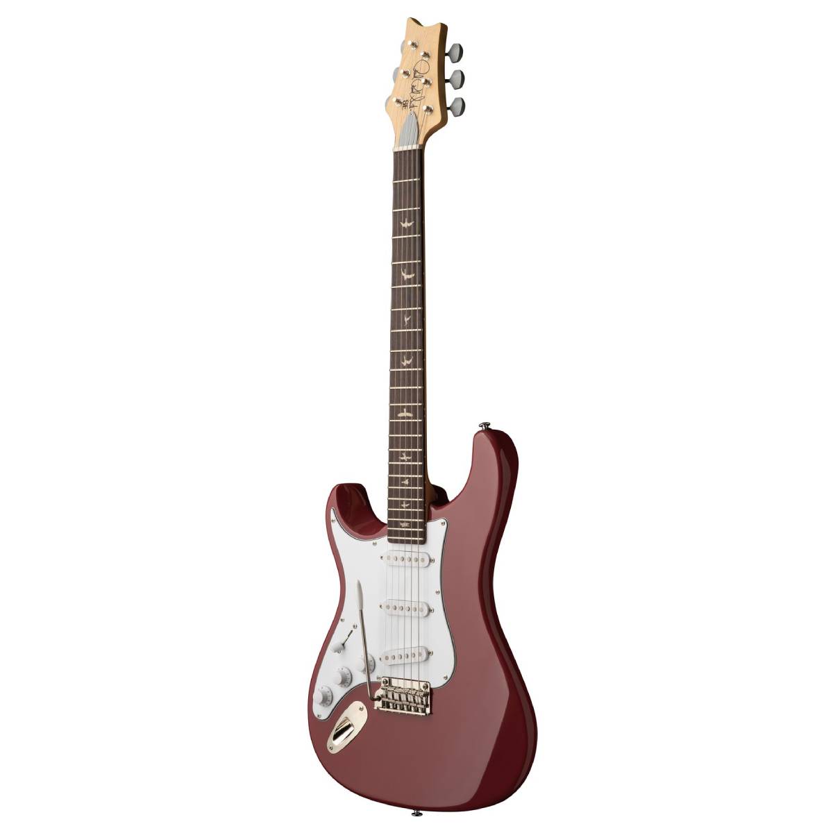 PRS Paul Reed Smith SE Silver Sky John Mayer Signature Electric Guitar Left Handed RW Darby Red