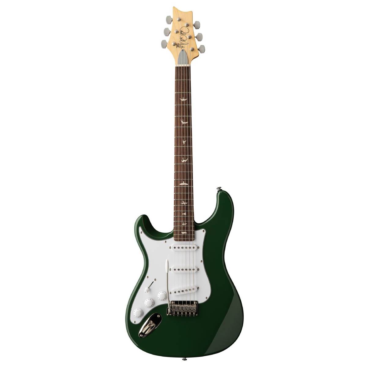 PRS Paul Reed Smith SE Silver Sky John Mayer Signature Electric Guitar Left Handed RW Laurel Green