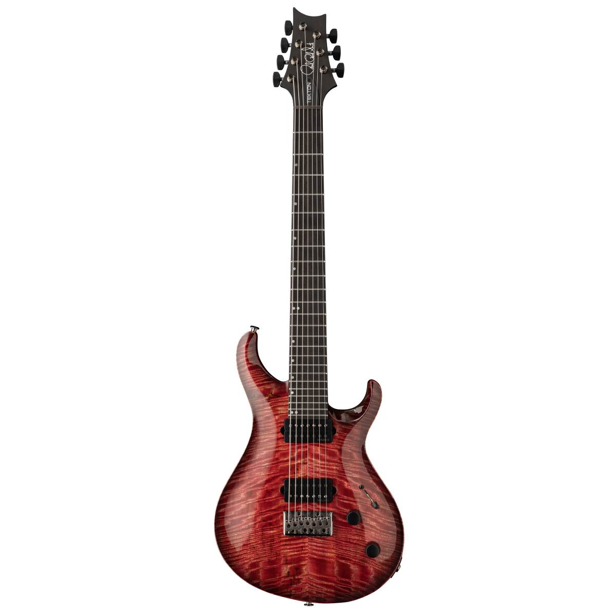 PRS Paul Reed Smith Tekton SVN Electric Guitar 7-String Fuchsia Aura w/ Black Satin Neck