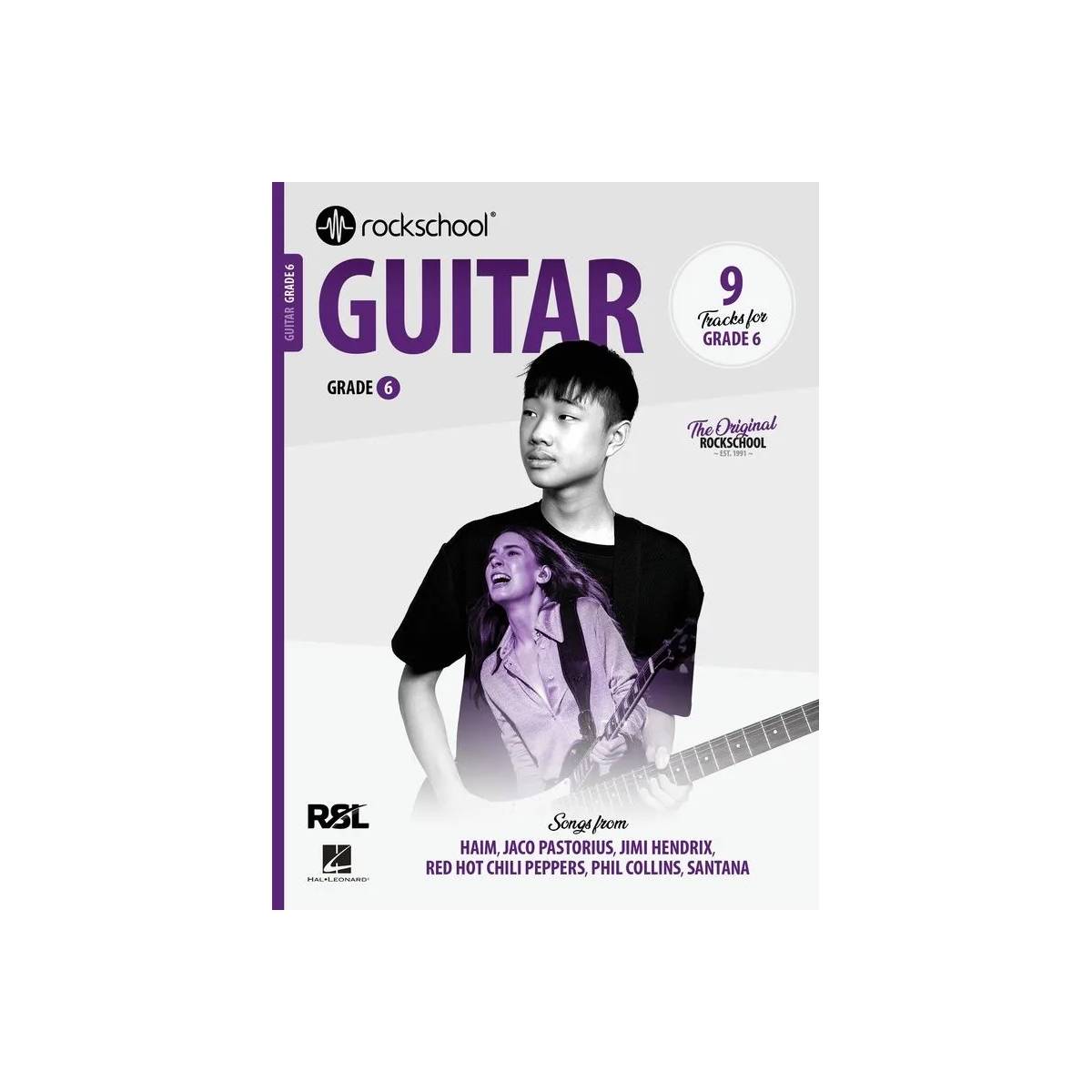 ROCKSCHOOL Guitar Grade 6 (2024) Book &amp; Online Audio
