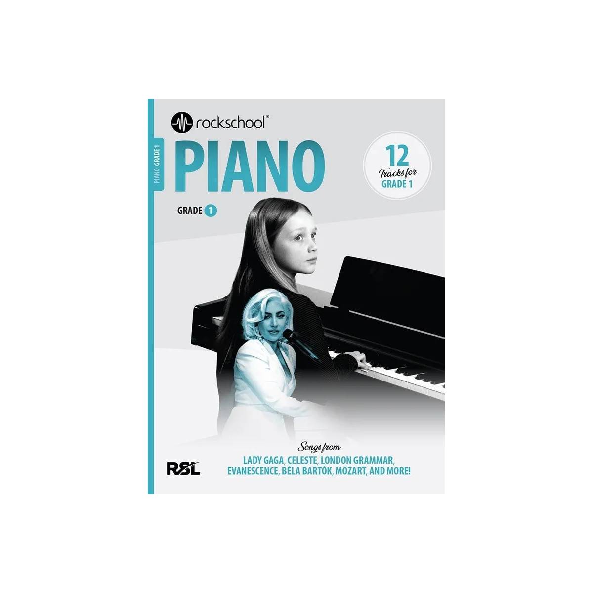 Rockschool Piano Grade 1 (2025) Book &amp; Online Audio