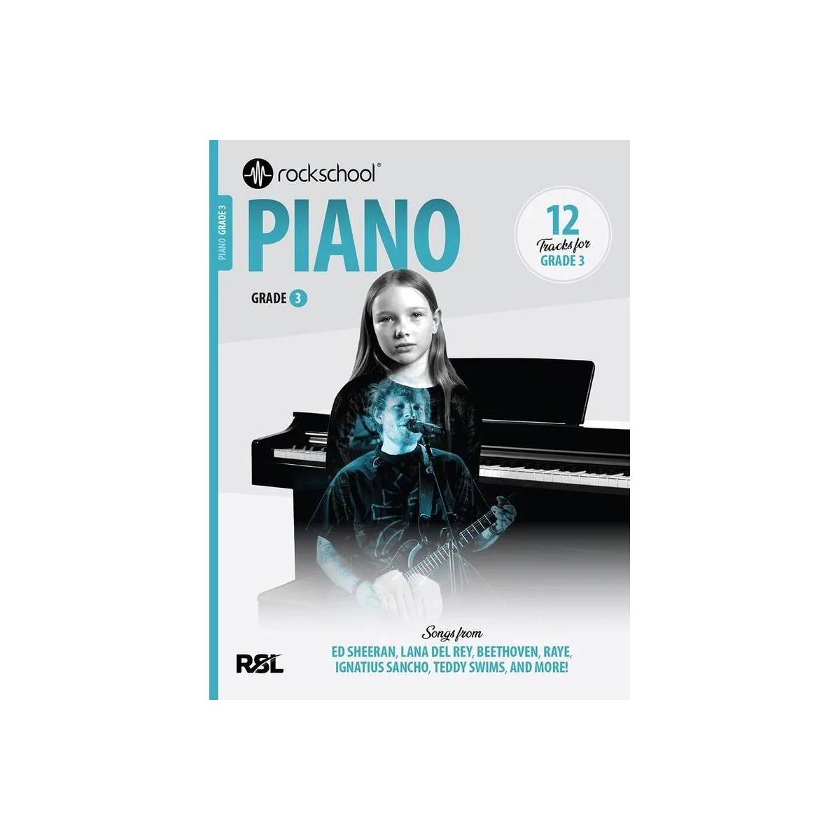 Rockschool Piano Grade 3 (2025) Book &amp; Online Audio