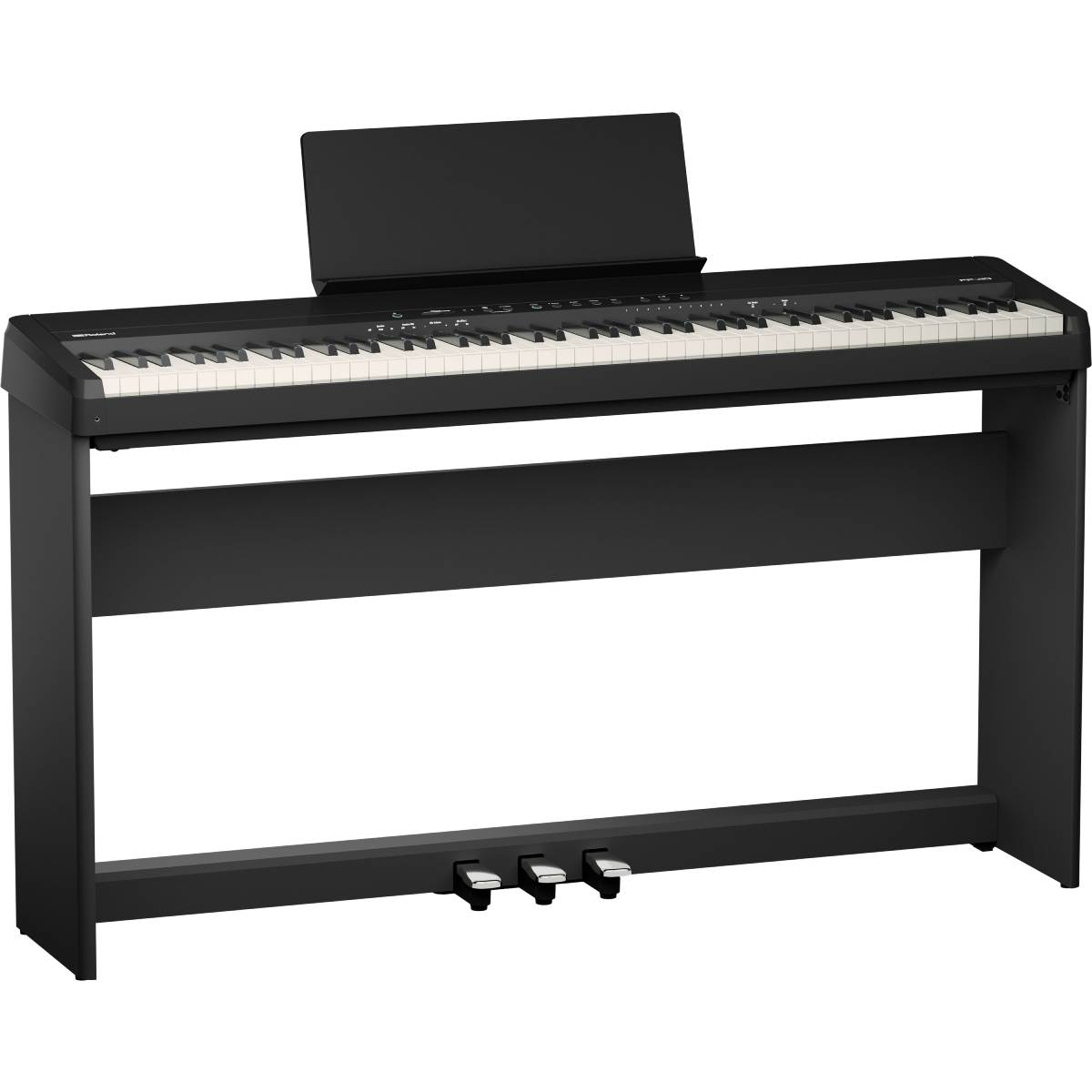 Roland FP-40 Digital Piano Kit Black w/ Stand &amp; Pedal Board
