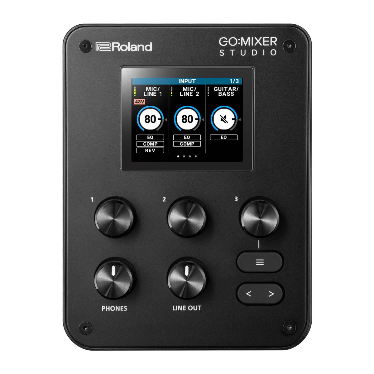 Roland GO:MIXER STUDIO Portal Mixer & Recording Interface