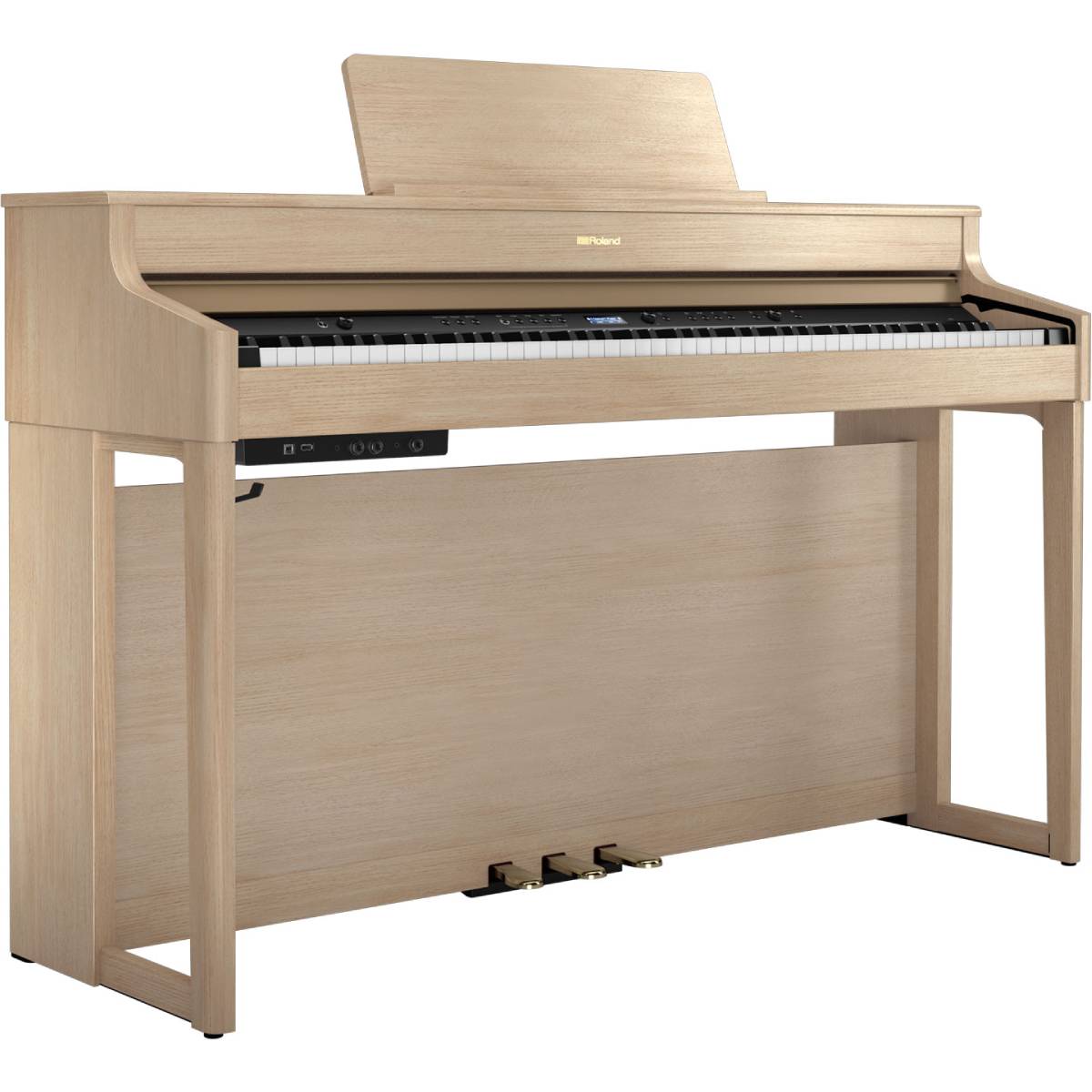 Roland HP702 Home Piano Light Amber w/ Bench