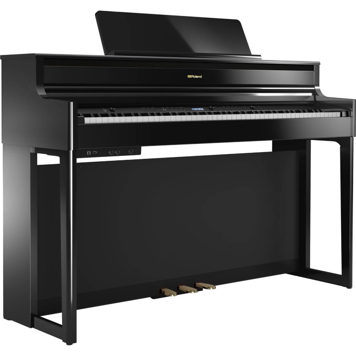 Roland HP704 Home Piano Polished Ebony w/ Bench