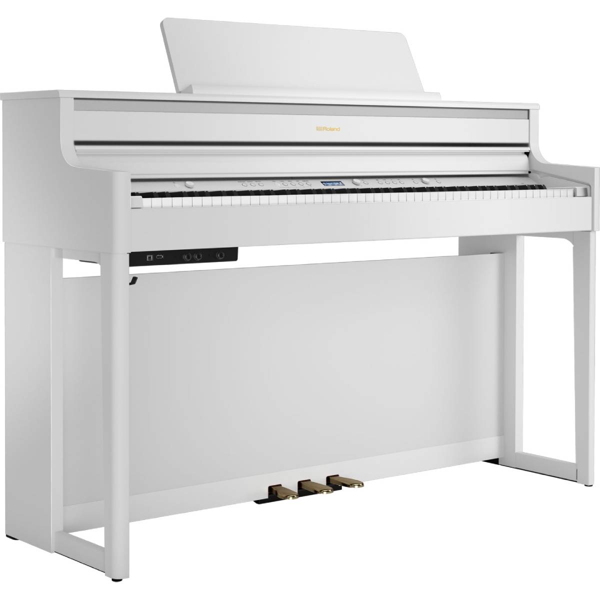 Roland HP704 Home Piano White w/ Bench