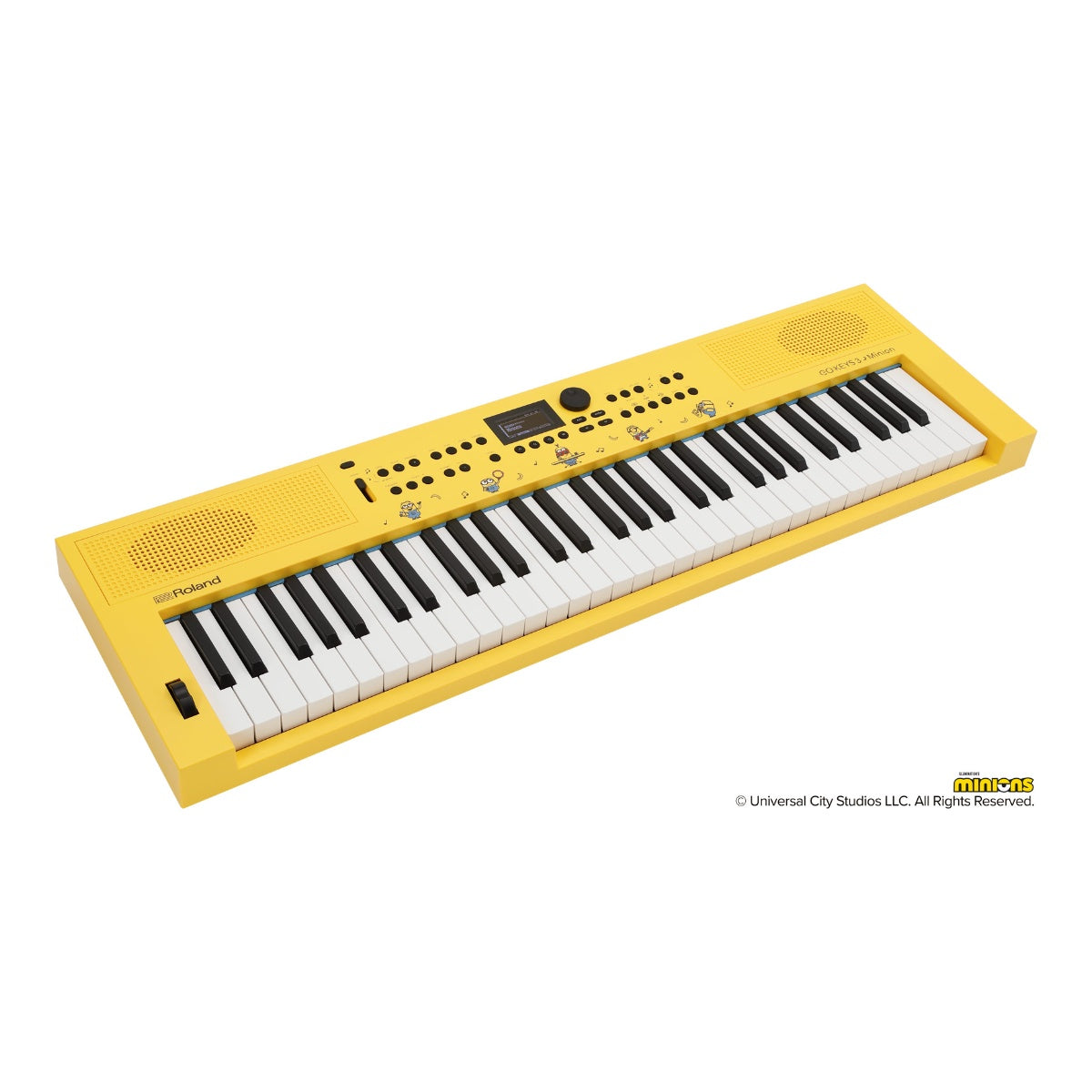 Roland X Minions GO:KEYS 3 61-Key Portable Music Creation Keyboard - Special Edition Banana Yellow